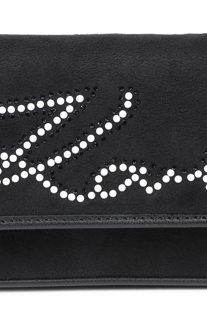 Torba za djecu od imitacije brušene kože Karl Lagerfeld Z31437 crna