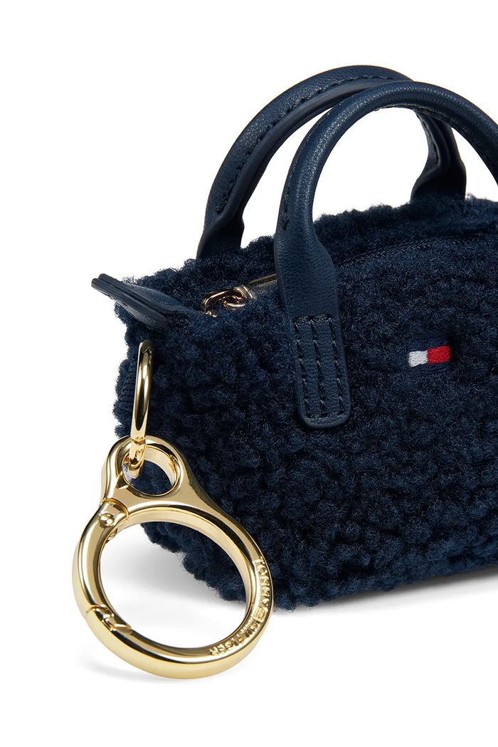 Dziewczynka Tommy Hilfiger Brelok dziecięcy z bawełną KA0KA00110.9BY2 granatowy
