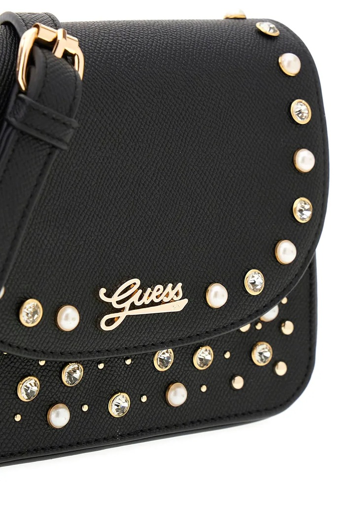 Dziewczynka Guess torebka crossbody dziecięca z imitacji skóry J6BZ57.W5115.9BY2 czarny