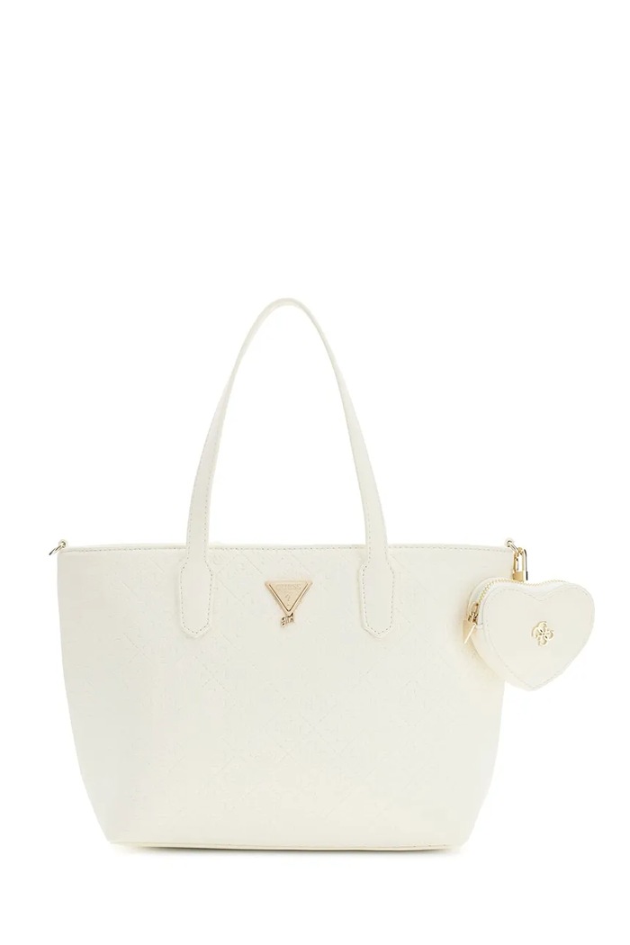 Guess Torebka tote dziecięca z imitacji skóry beżowy J6BZ56.W5114.9BY2