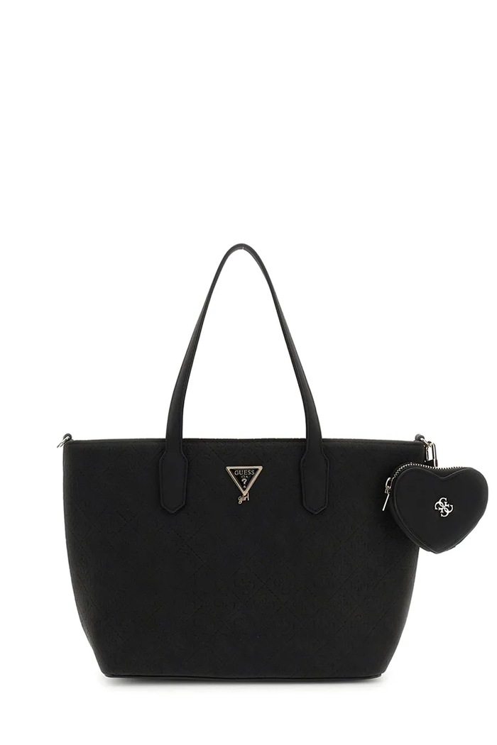 Guess Torebka tote dziecięca z imitacji skóry czarny J6BZ56.W5114.9BY2