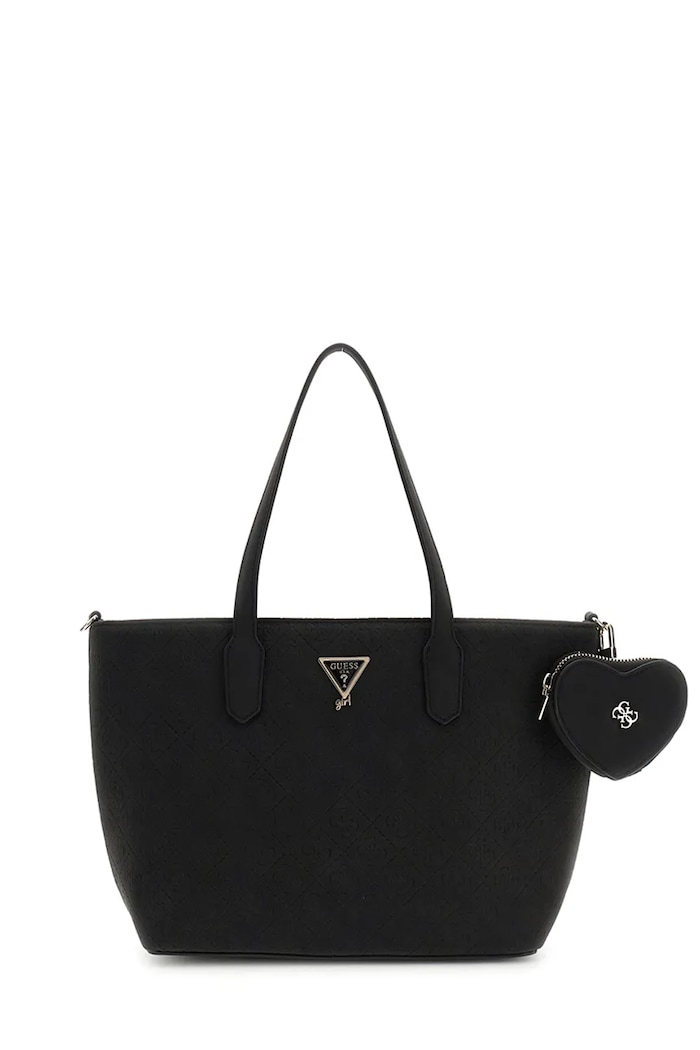 Guess Torebka tote dziecięca z imitacji skóry czarny J6BZ56.W5114.9BY2