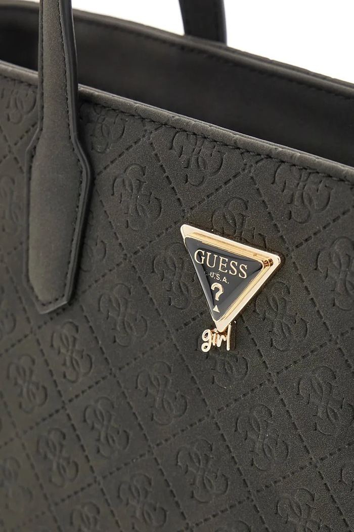 Torebka tote dziecięca z imitacji skóry Guess J6BZ56.W5114.9BY2 czarny