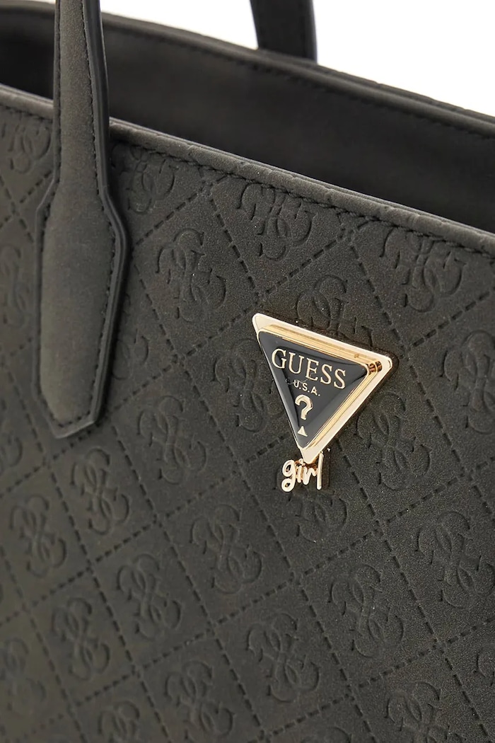Torebka tote dziecięca z imitacji skóry Guess J6BZ56.W5114.9BY2 czarny