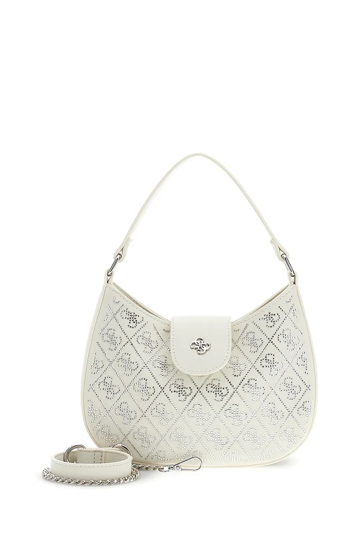 Guess Torebka hobo dziecięca z imitacji skóry J6BZ34.W4046.9BY2 beżowy AW26