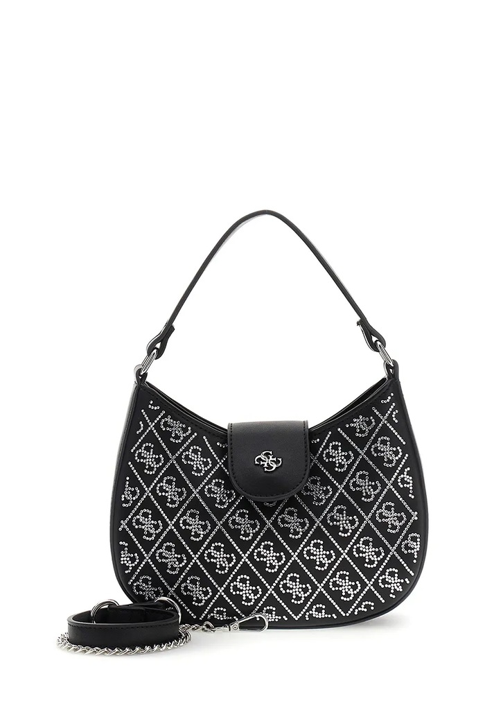 Guess Torebka hobo dziecięca z imitacji skóry J6BZ34.W4046.9BY2 czarny AW26