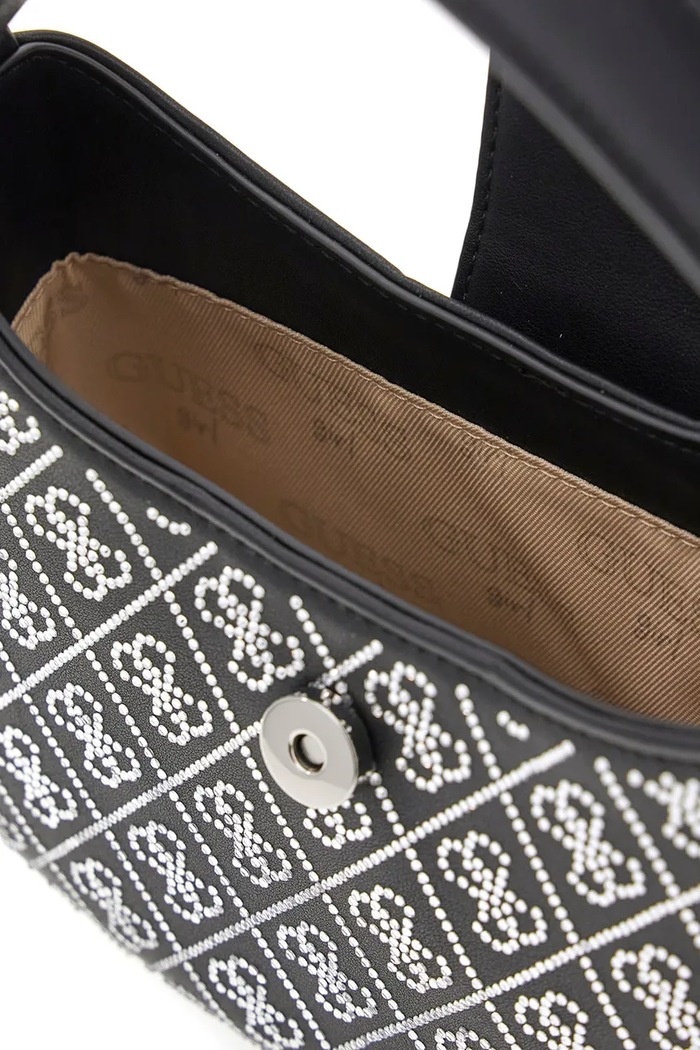 Torebka hobo dziecięca z imitacji skóry Guess czarny J6BZ34.W4046.9BY2