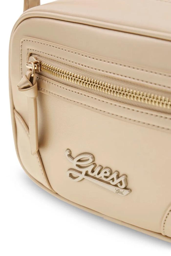 Dievča Guess crossbody kabelka detská z imitácie kože J6BZ25.W4035.9BY2 zlatá