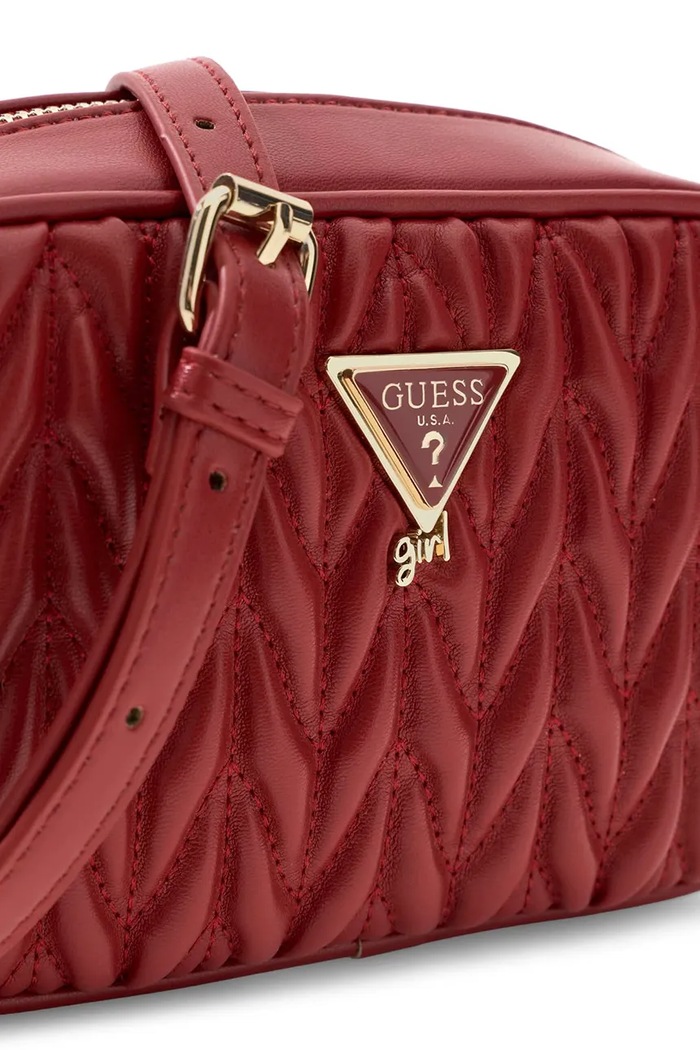 Dievča Guess crossbody kabelka detská z imitácie kože J6BZ25.W4035.9BY2 burgundské