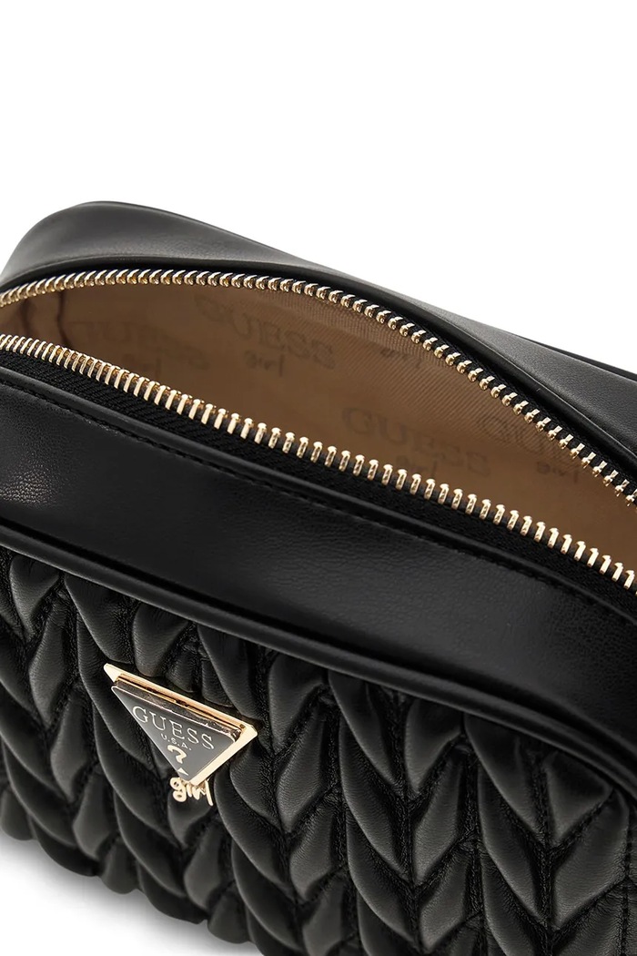 Dievča Guess crossbody kabelka detská z imitácie kože J6BZ25.W4035.9BY2 čierna
