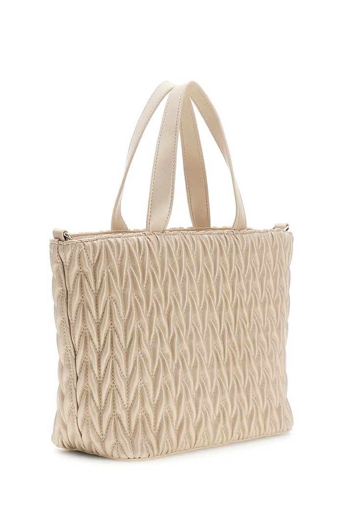 Dievča Guess kabelka typu tote detská z imitácie kože J6BZ24.W4034.9BY2 zlatá