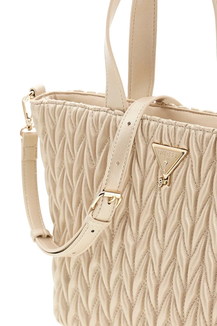 Guess kabelka typu tote detská z imitácie kože zlatá J6BZ24.W4034.9BY2