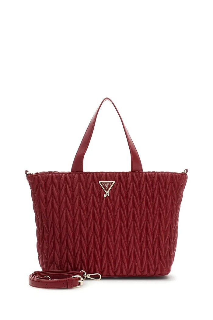 Guess kabelka typu tote detská z imitácie kože J6BZ24.W4034.9BY2 burgundské AW26