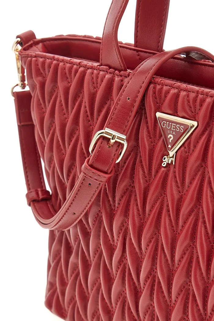 Guess kabelka typu tote detská z imitácie kože burgundské J6BZ24.W4034.9BY2