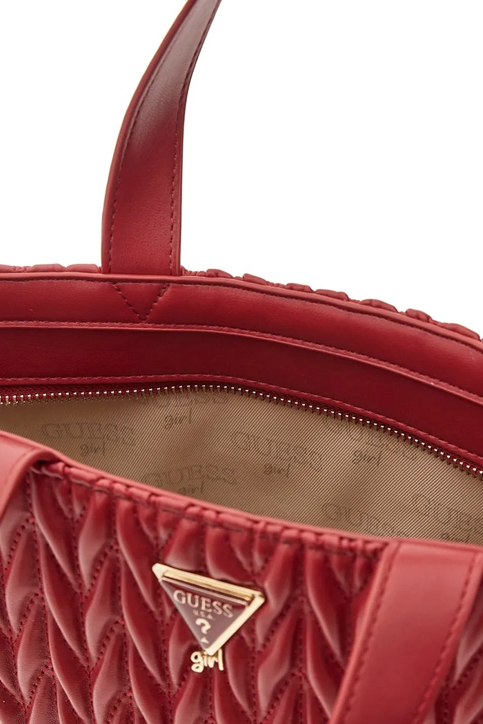 Guess kabelka typu tote detská z imitácie kože J6BZ24.W4034.9BY2 burgundské