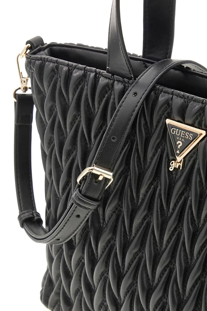 Guess kabelka typu tote detská z imitácie kože čierna J6BZ24.W4034.9BY2