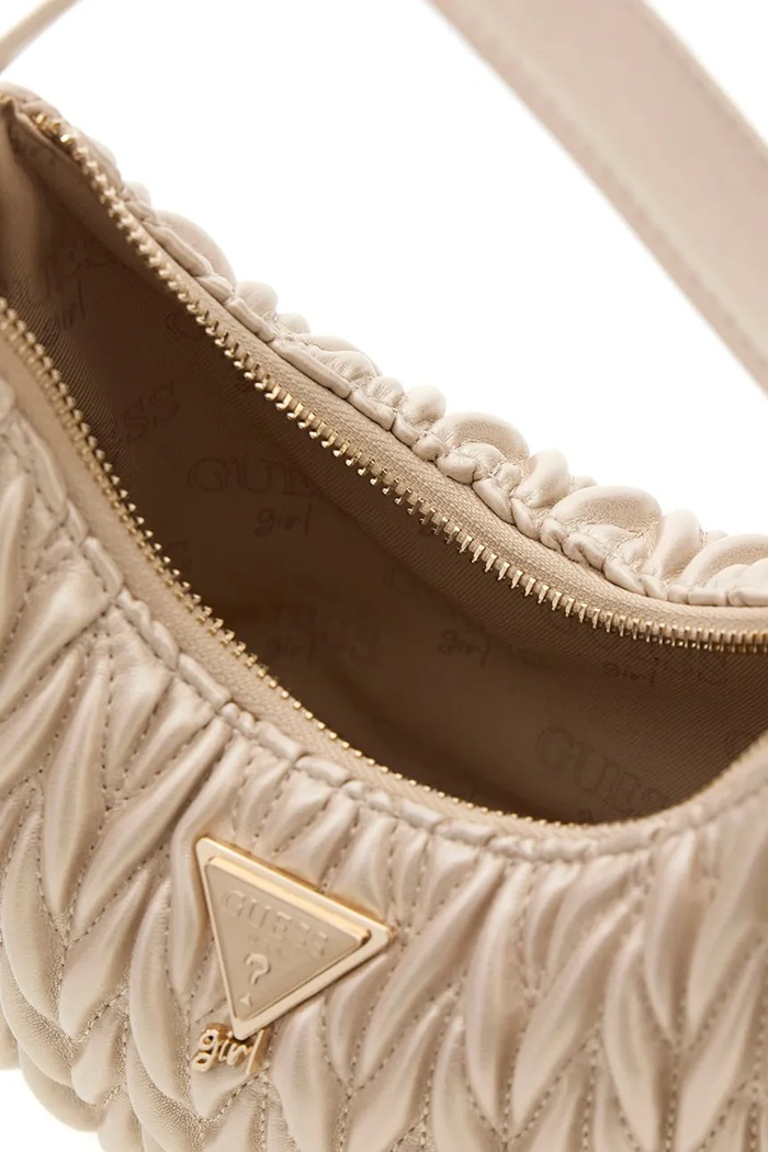 Guess kabelka hobo detská z imitácie kože zlatá J6BZ23.W4033.9BY2