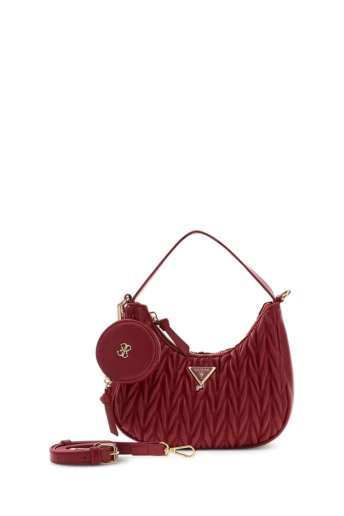 Guess kabelka hobo detská z imitácie kože J6BZ23.W4033.9BY2 burgundské AW26