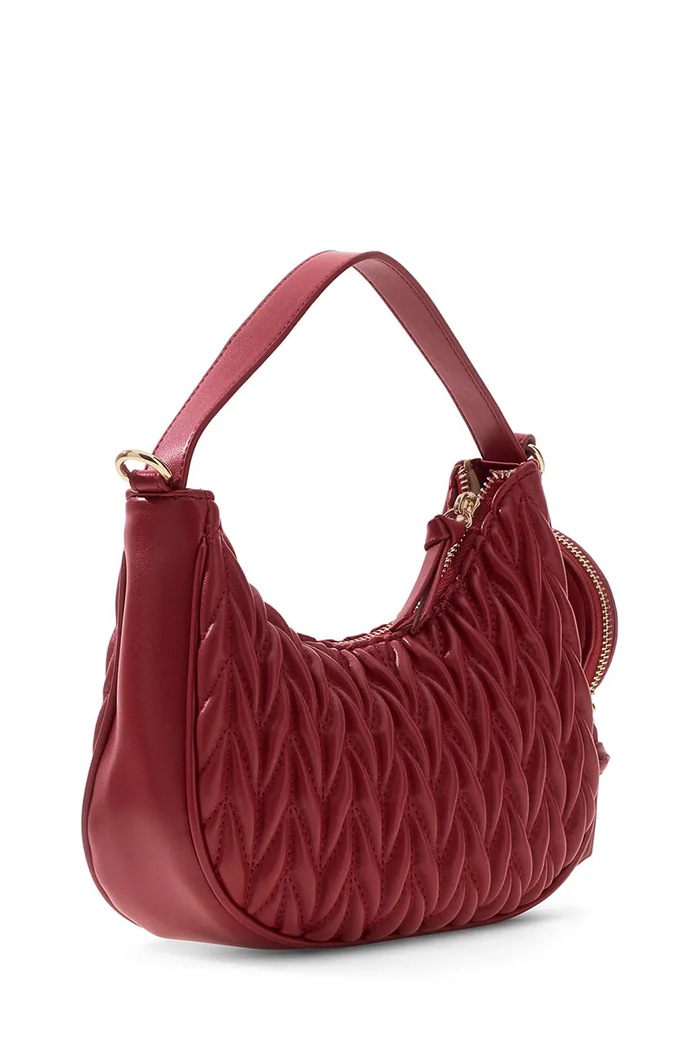 Dievča Guess kabelka hobo detská z imitácie kože J6BZ23.W4033.9BY2 burgundské
