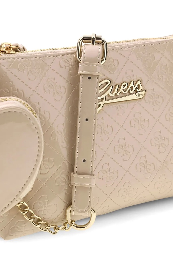 Dziewczynka Guess Torebka crossbody dziecięca z imitacji skóry J6BZ13.W3986.9BY2 beżowy