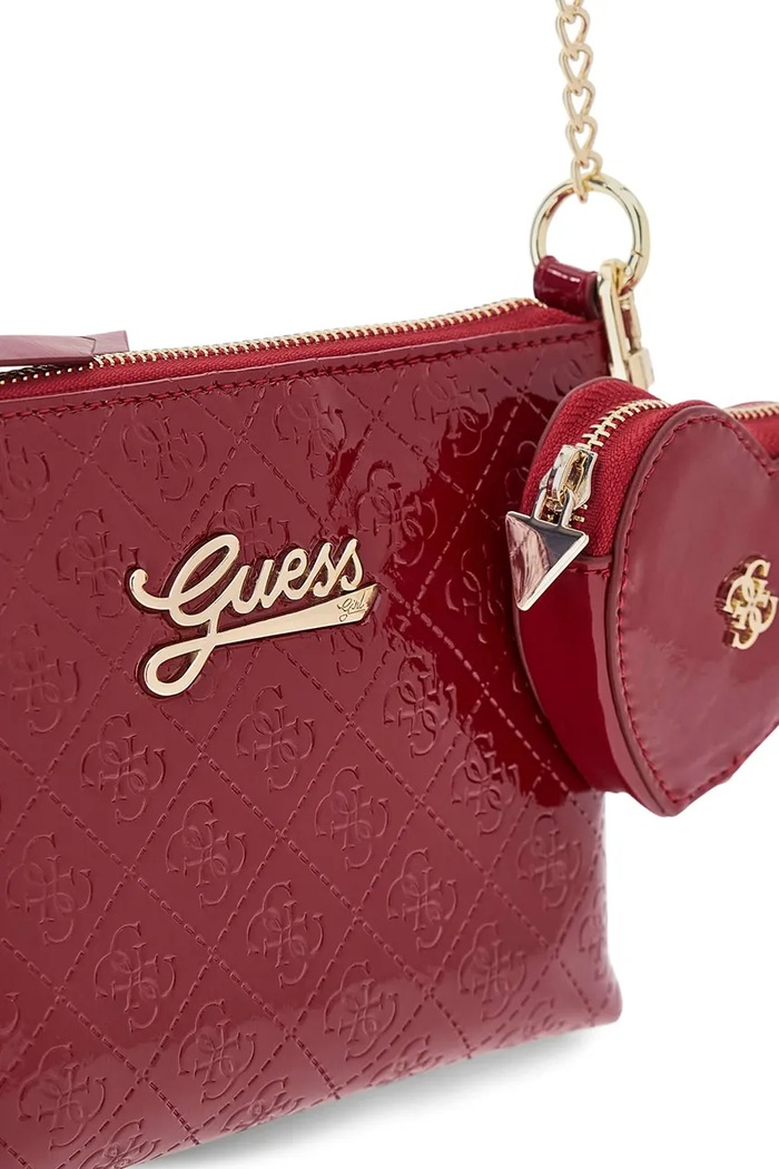 Dziewczynka Guess Torebka crossbody dziecięca z imitacji skóry J6BZ13.W3986.9BY2 bordowy