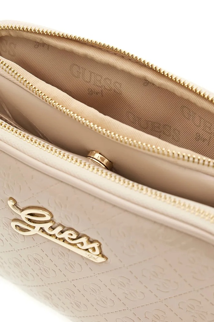 Torebka crossbody dziecięca z imitacji skóry Guess J6BZ12.W3984.9BY2 beżowy
