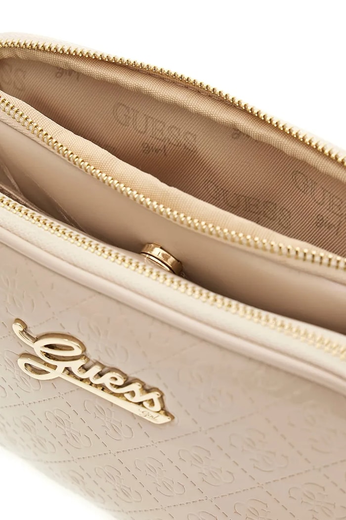 Torebka crossbody dziecięca z imitacji skóry Guess J6BZ12.W3984.9BY2 beżowy