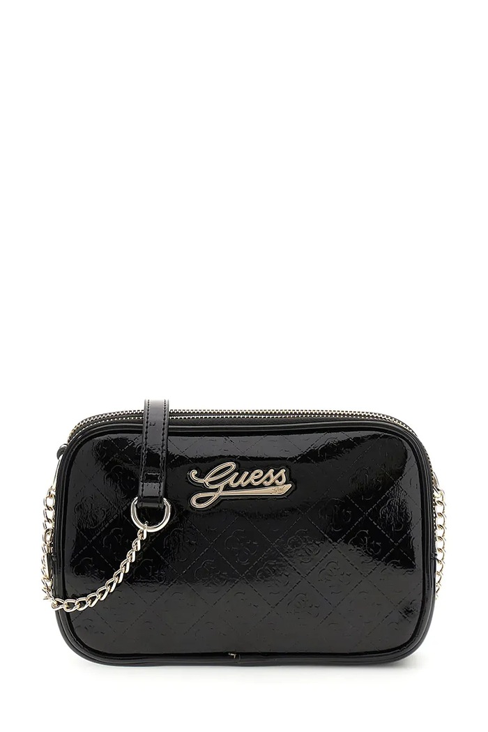 Guess Torebka crossbody dziecięca z imitacji skóry czarny J6BZ12.W3984.9BY2