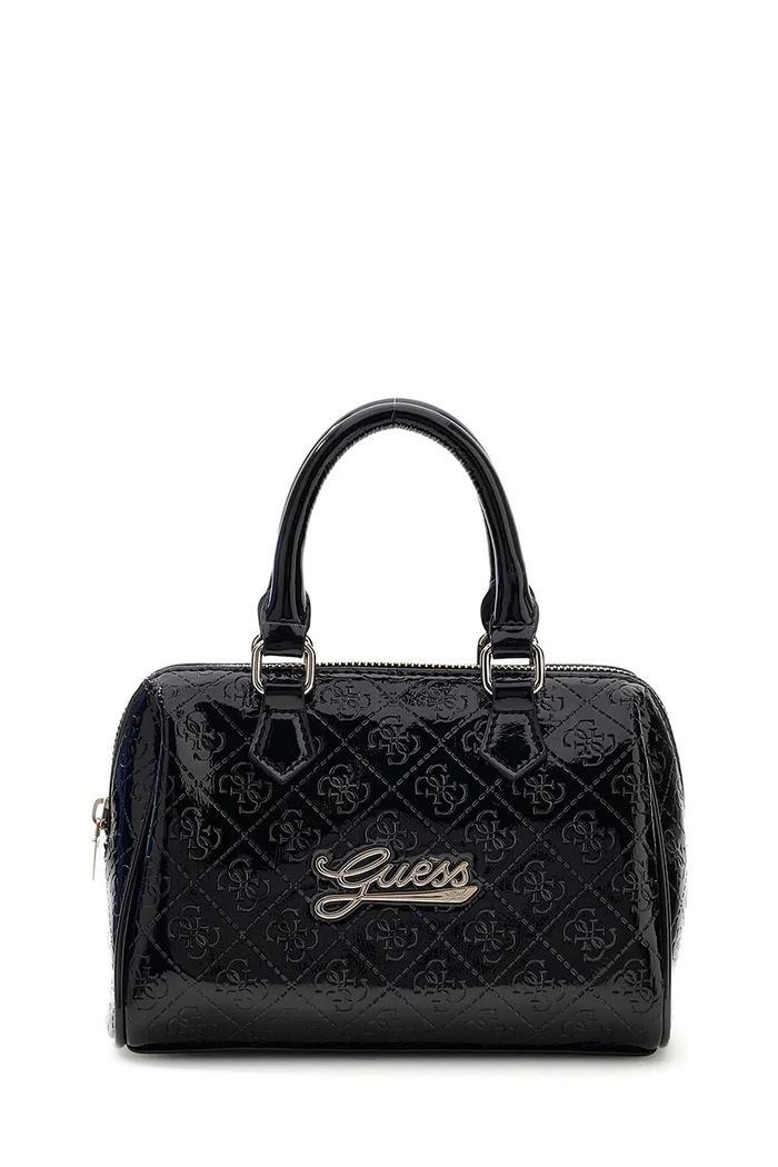 Guess Torebka crossbody dziecięca z imitacji skóry czarny J6BZ09.W3976.9BY2