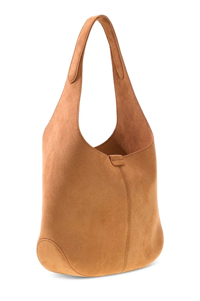 Guess Torebka hobo dziecięca z imitacji zamszu J6BZ07.W3970.9BY2 brązowy AW26