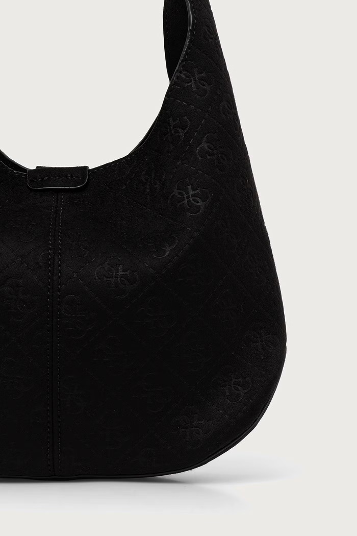 Dziewczynka Guess Torebka hobo dziecięca z imitacji zamszu J6BZ07.W3970.9BY2 czarny