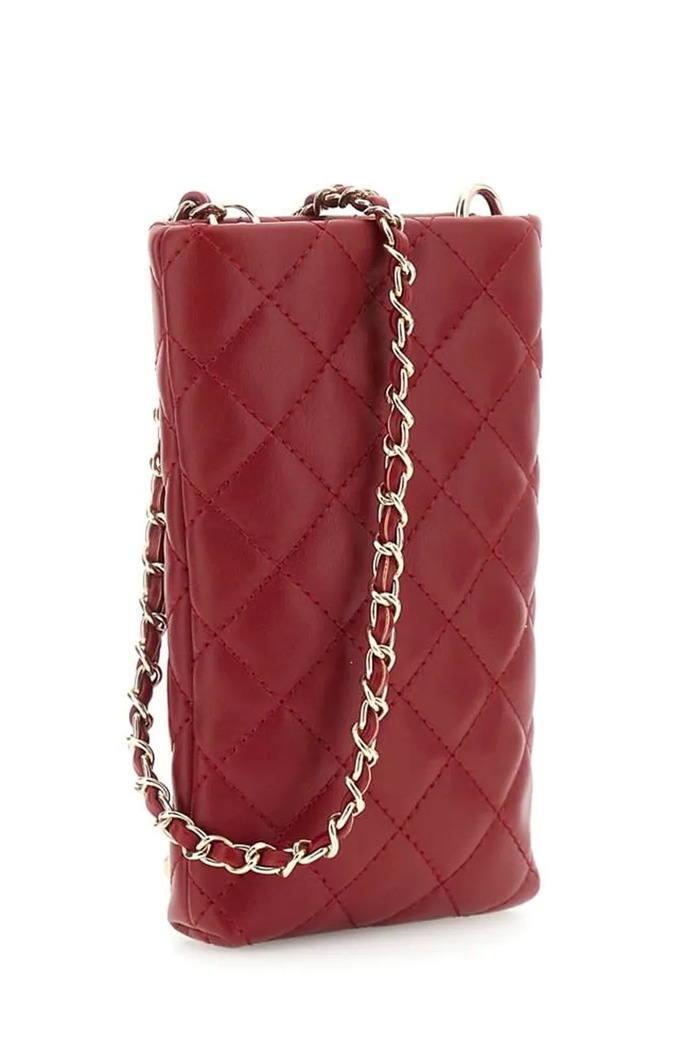 Guess torebka crossbody dziecięca z imitacji skóry J6BZ02.W3953.9BY2 bordowy AW26
