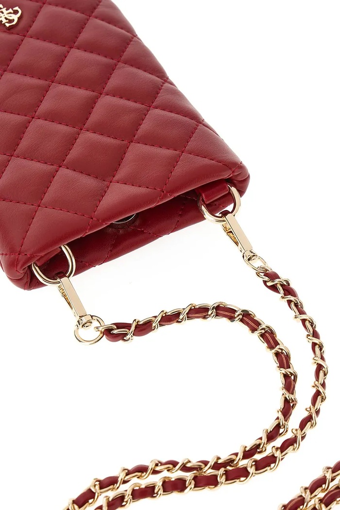 Guess torebka crossbody dziecięca z imitacji skóry bordowy J6BZ02.W3953.9BY2