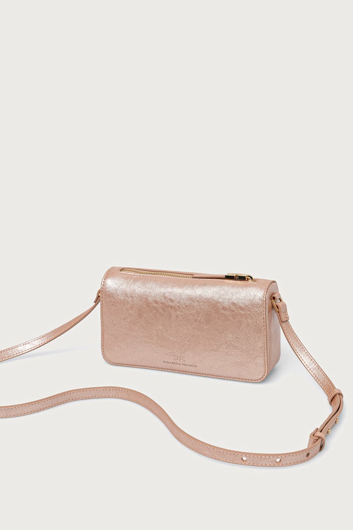 Dievča Elisabetta Franchi Crossbody kabelka detská z imitácie kože EFBO120.C.TV132 ružová