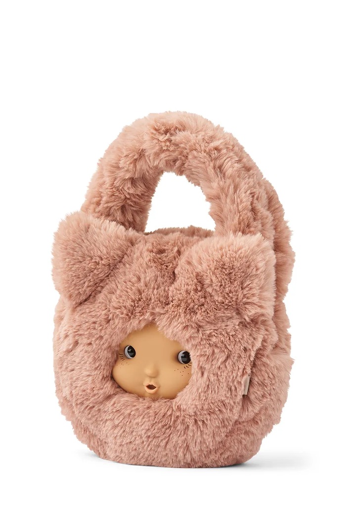 Liewood Torebka dziecięca Deanna Cleo Plush Doll Handbag LW21689.9BY2 różowy AW26