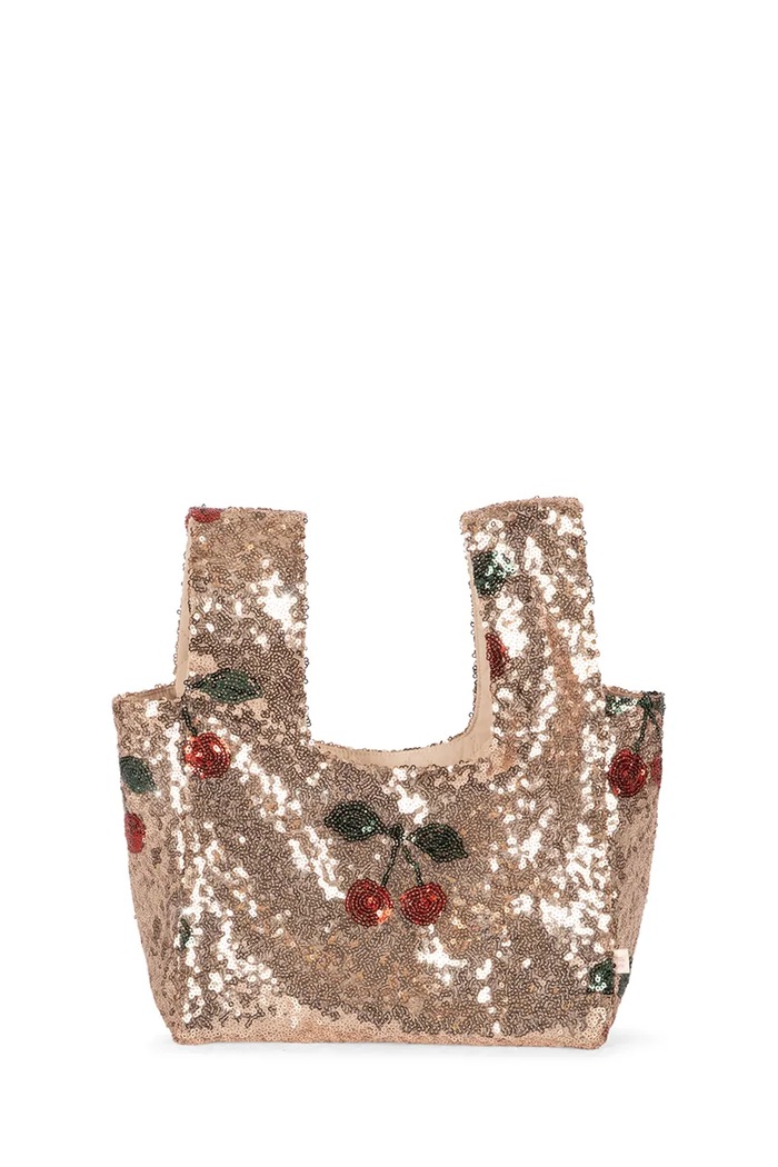Konges Sløjd Torebka dziecięca STARLA SEQUIN TOTE BAG złoty KS106259.9BY2