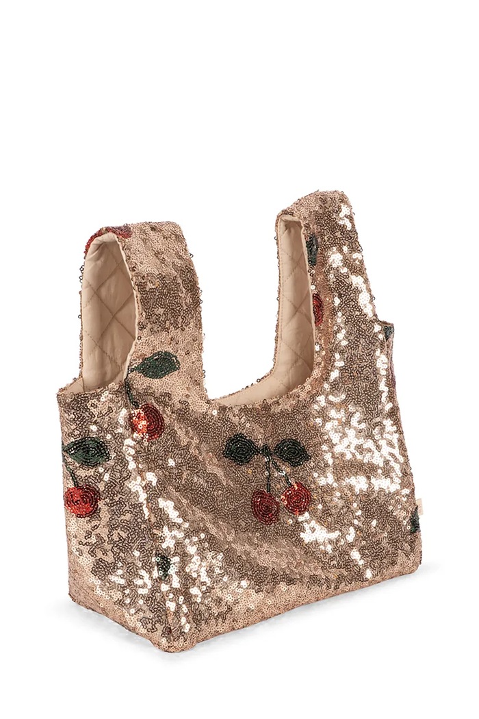 Konges Sløjd Torebka dziecięca STARLA SEQUIN TOTE BAG KS106259.9BY2 złoty AW26