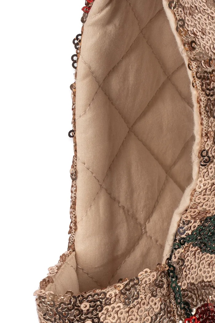 Dziewczynka Konges Sløjd Torebka dziecięca STARLA SEQUIN TOTE BAG KS106259.9BY2 złoty