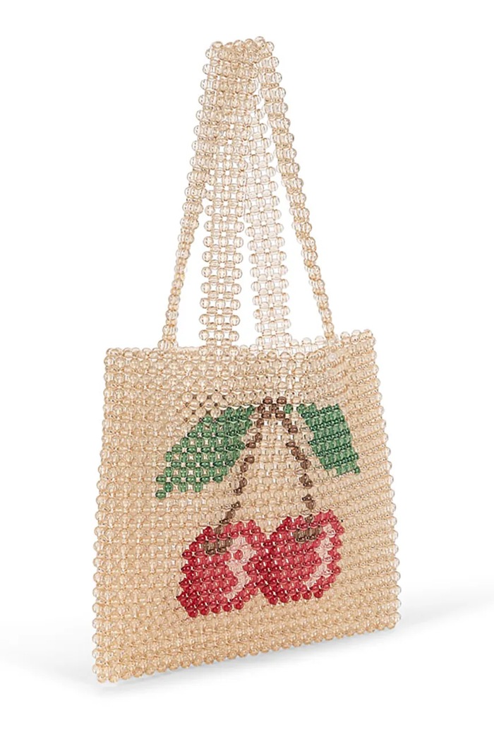Konges Sløjd Torebka dziecięca CHERRY PERLA HAND BAG KS105944.9BY2 beżowy AW26