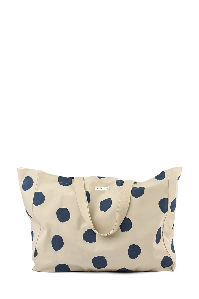 Liewood torebka tote dziecięca bawełniana Maxi Totebag beżowy LW14739.9BY2
