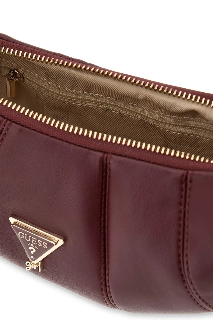 Guess torebka hobo dziecięca z imitacji skóry J6YZ22.W2548.9BY2 bordowy