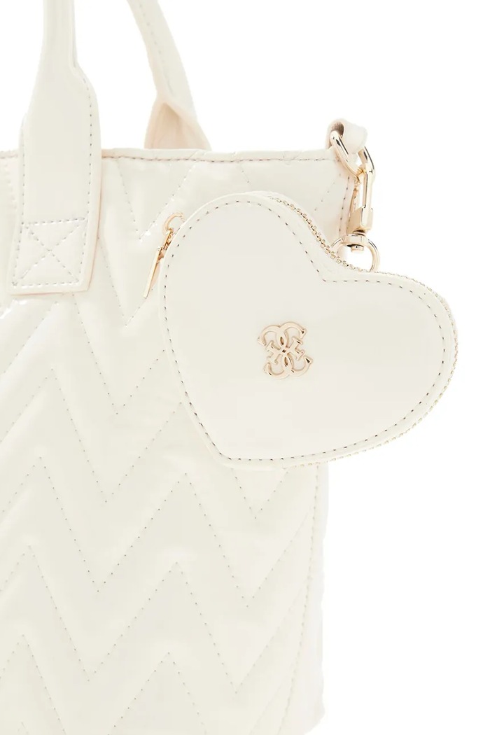 Guess torebka tote dziecięca z imitacji skóry J6YZ15.W3003.9BY2 biały