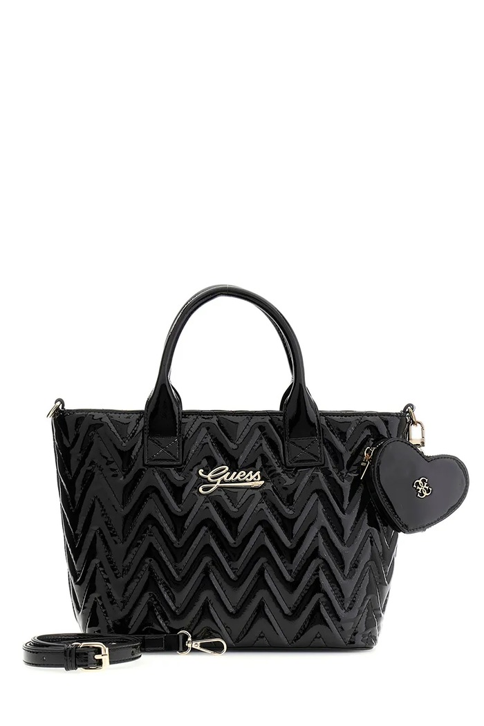 Guess torebka tote dziecięca z imitacji skóry czarny J6YZ15.W3003.9BY2