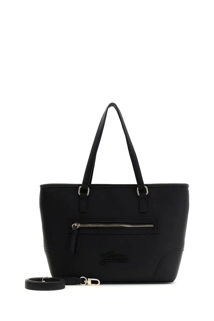 Guess torebka shopper dziecięca z imitacji skóry czarny J6YZ14.W2535.9BY2