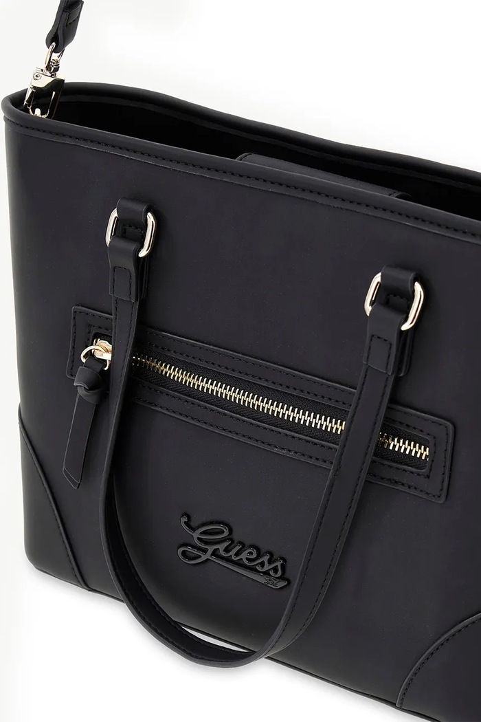 Guess torebka shopper dziecięca z imitacji skóry czarny J6YZ14.W2535.9BY2