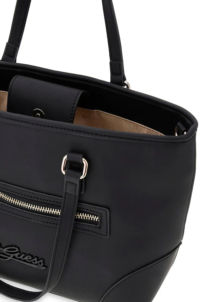 Guess torebka shopper dziecięca z imitacji skóry J6YZ14.W2535.9BY2 czarny