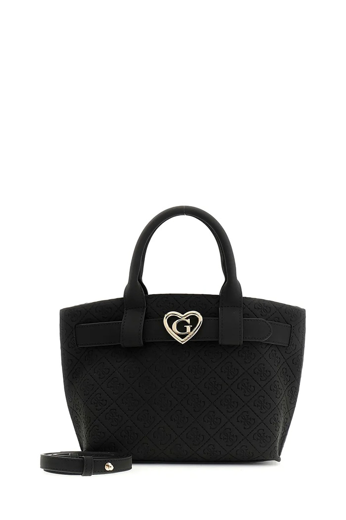 Guess torebka tote dziecięca z imitacji skóry czarny J6YZ09.W2514.9BY2