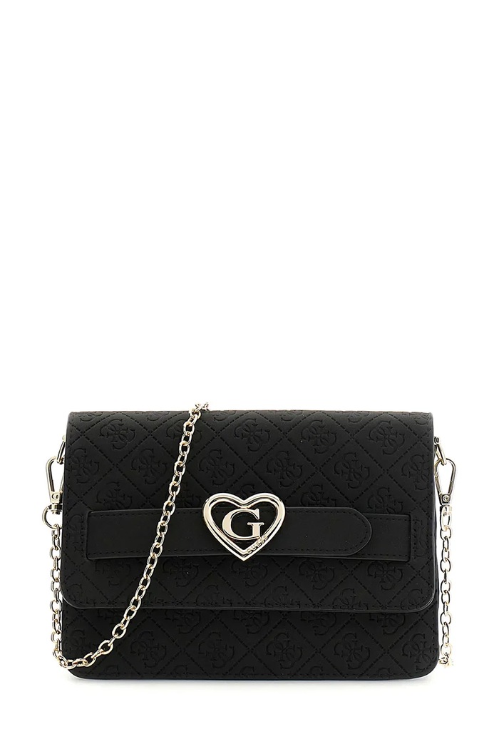Guess torebka crossbody dziecięca z imitacji skóry czarny J6YZ08.W2513.9BY2