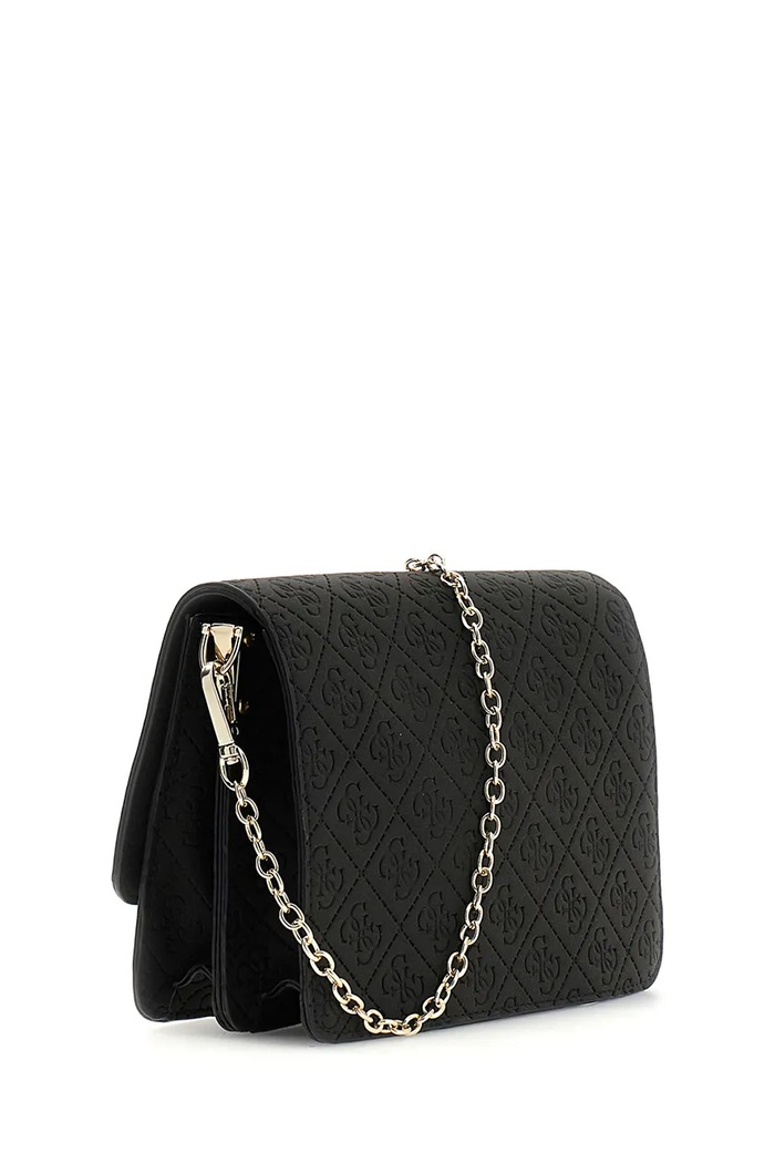 Guess torebka crossbody dziecięca z imitacji skóry J6YZ08.W2513.9BY2 czarny AW26