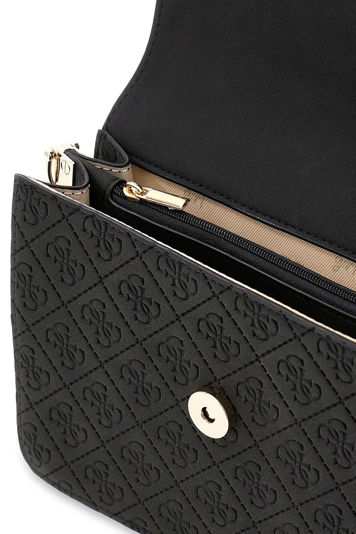 Guess torebka crossbody dziecięca z imitacji skóry czarny J6YZ08.W2513.9BY2